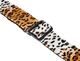 Sangle de guitare Beige\ Marron motif tigré