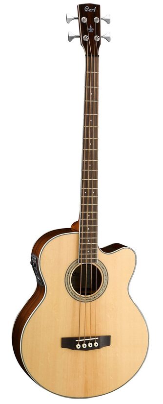 basse acoustique CORT SJB6FX NAT