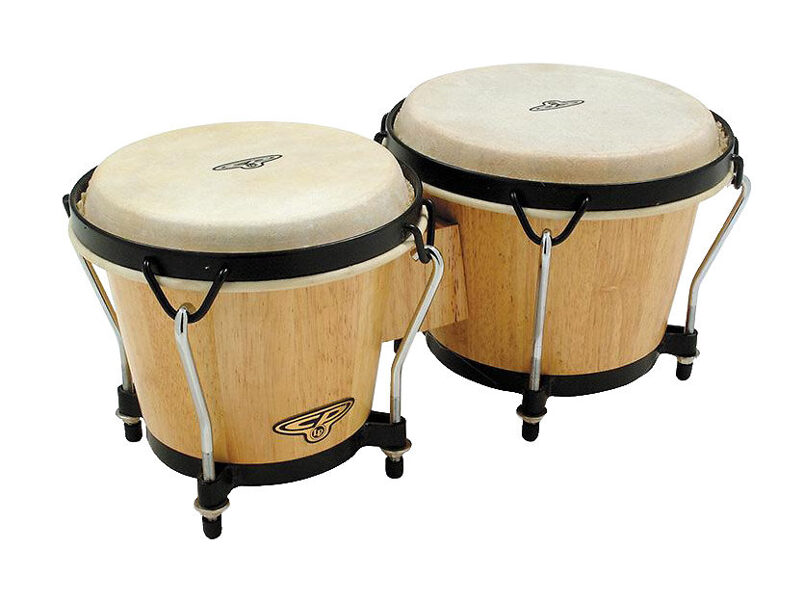 Latin Percussion - CP Traditional Bongos Natural Wood CP221-AW