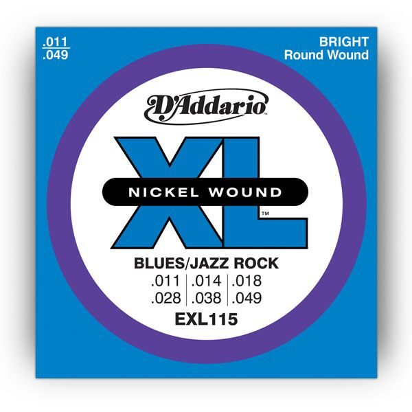 D'addario XL Blues/Jazz Rock EXL115