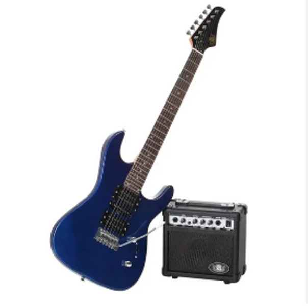 LEGEND PAC-RC100BL Pack guitare électrique Bleu Electrique type Ibanez