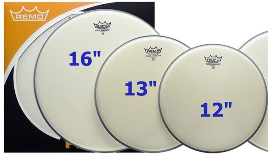 REMO Ambassador Coated 16" 13" 12"