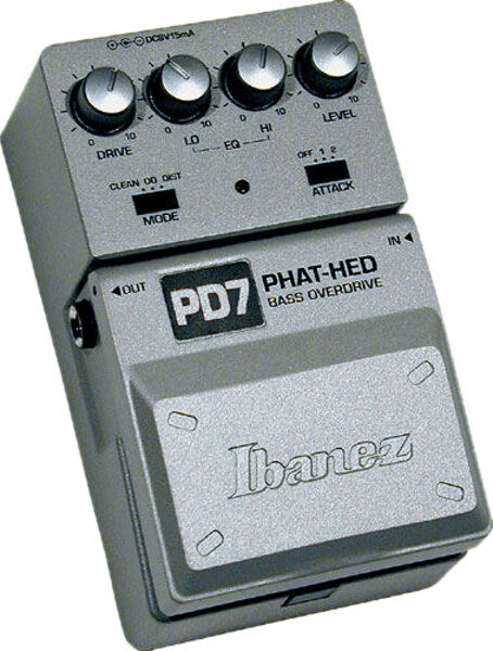 Pédale Ibanez PD-7 Bass overdrive