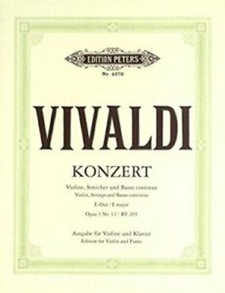 Vivaldi KONZERT édition peters