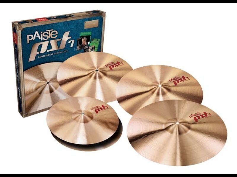Set cymbales Paiste PST7 session + crash 16
