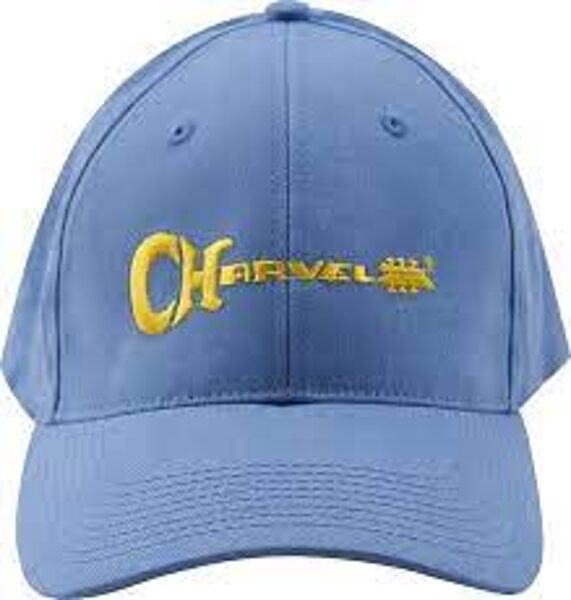 Charvel® 3D Logo Hat Blue and Yellow