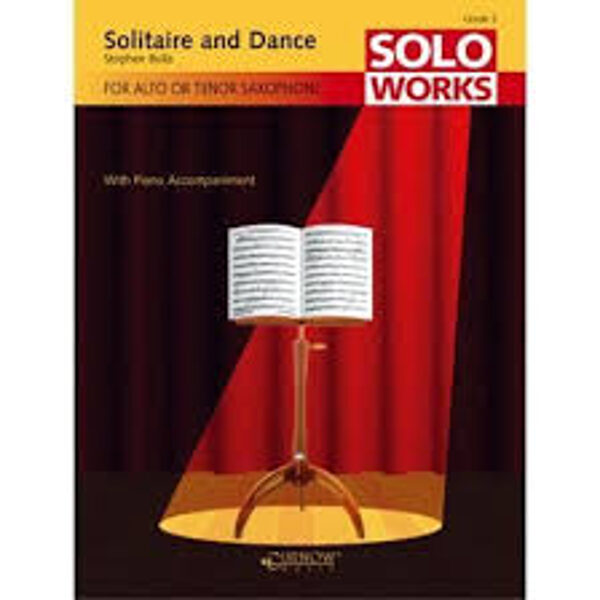 Solitaire and dance for alto or tenor saxophone